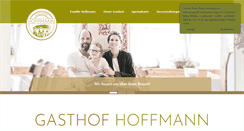 Desktop Screenshot of gasthof-hoffmann.at