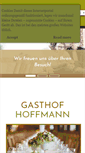 Mobile Screenshot of gasthof-hoffmann.at