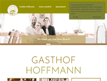 Tablet Screenshot of gasthof-hoffmann.at